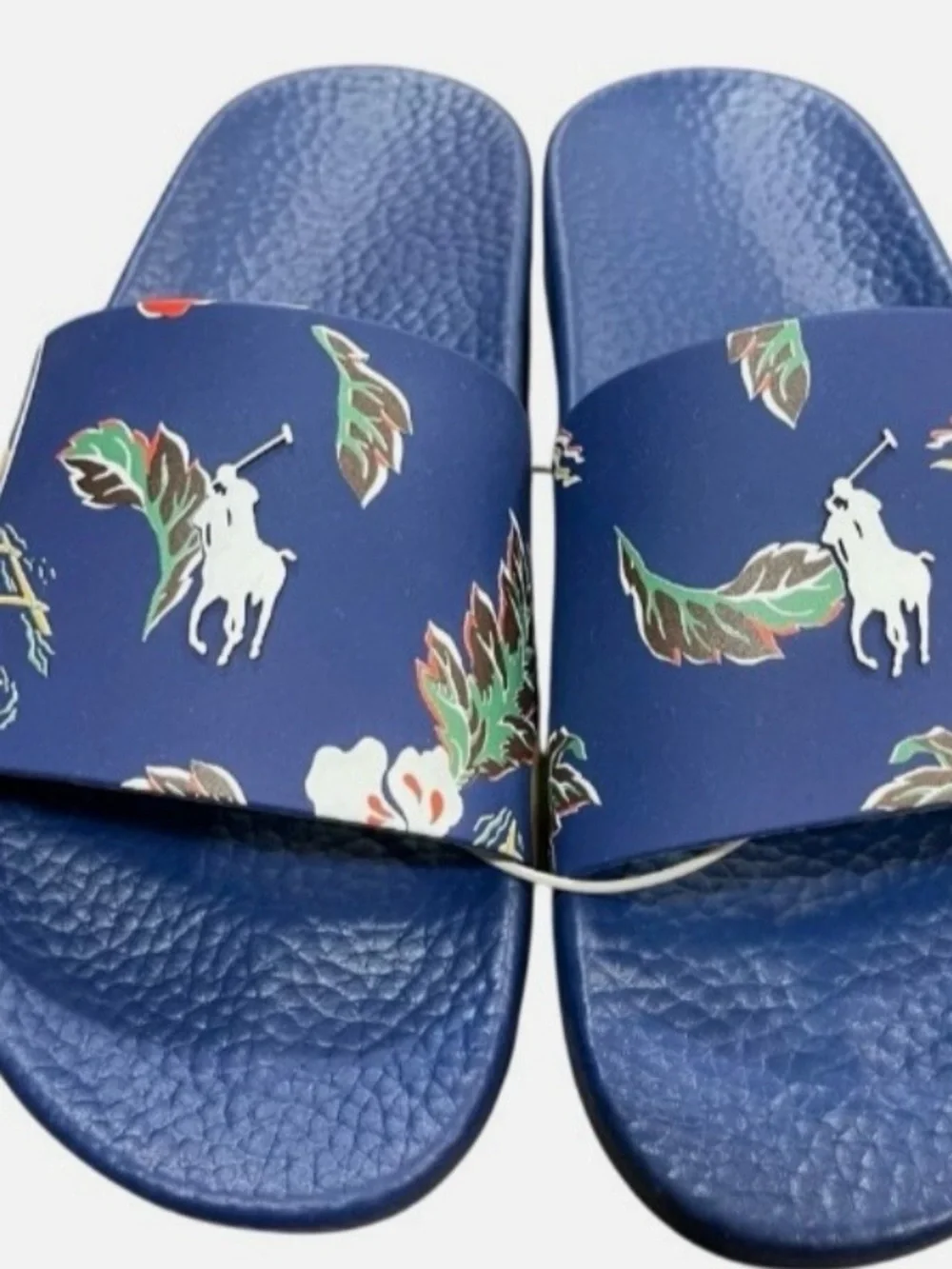 Polo Ralph Lauren Men's Size 9 Tropical Floral Casual Slide Sandals NWOT